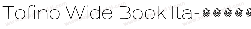 Tofino Wide Book Ita字体转换